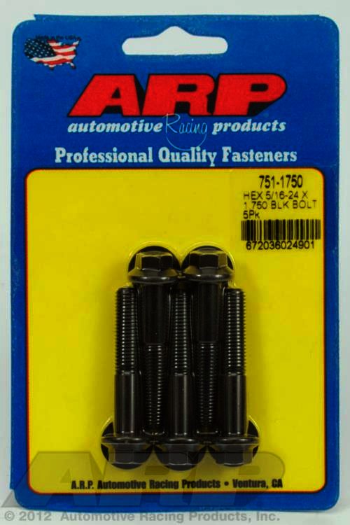 ARP 5/16-24 x 1.750 hex black oxide bolts - Klik om te sluiten