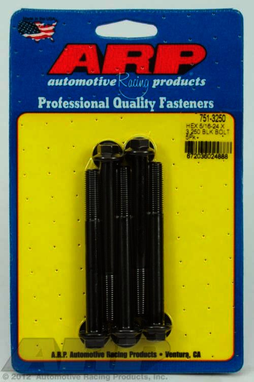 ARP 5/16-24 x 3.250 hex black oxide bolts - Klik om te sluiten