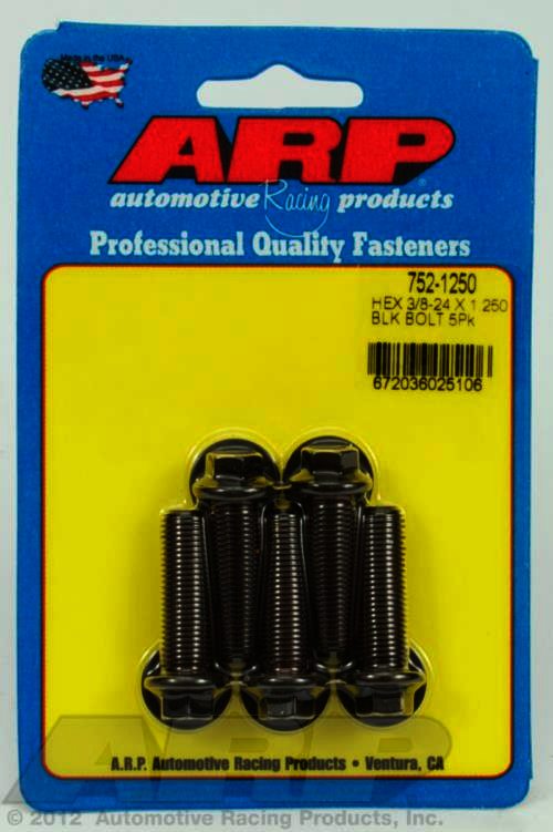 ARP 3/8-24 x 1.250 hex black oxide bolts - Klik om te sluiten