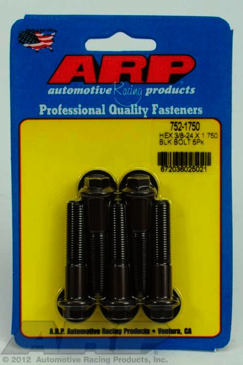 ARP 3/8-24 x 1.750 hex black oxide bolts - Klik om te sluiten