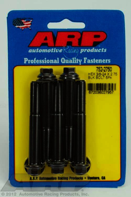 ARP 3/8-24 x 2.750 hex black oxide bolts - Klik om te sluiten