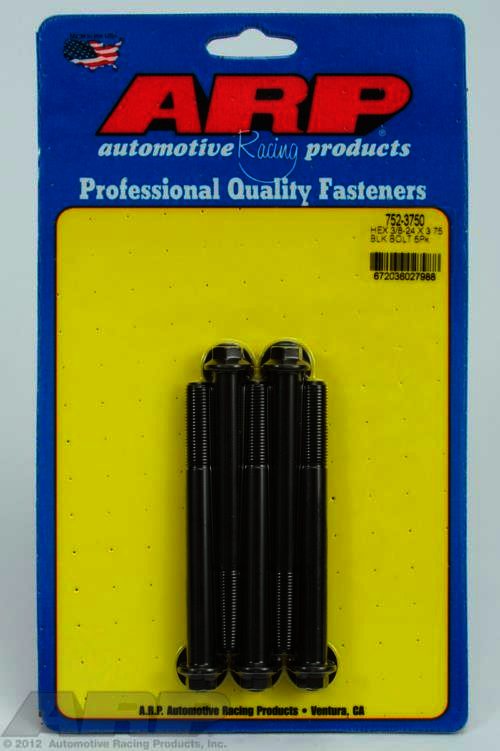 ARP 3/8-24 x 3.750 hex black oxide bolts - Klik om te sluiten