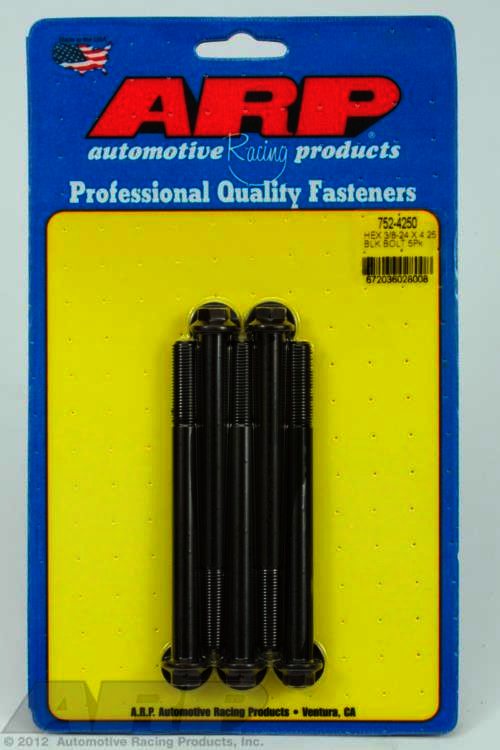 ARP 3/8-24 x 4.250 hex black oxide bolts - Klik om te sluiten