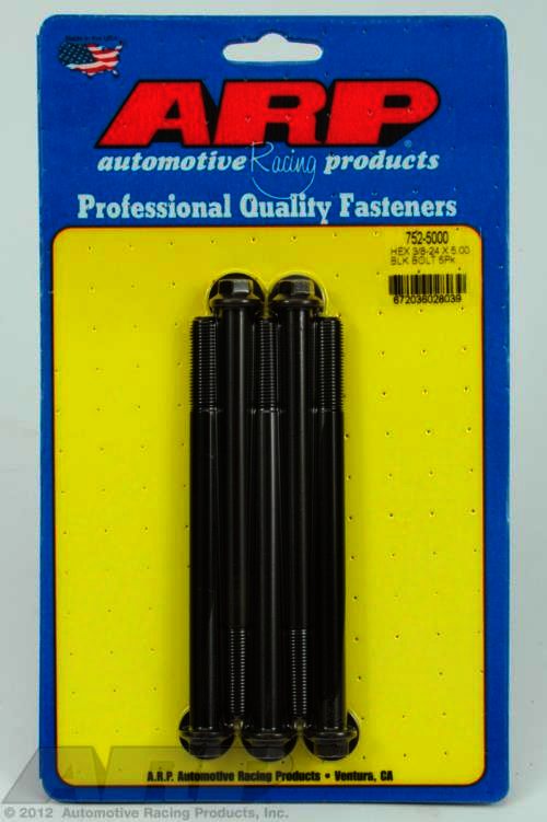 ARP 3/8-24 x 5.000 hex black oxide bolts - Klik om te sluiten