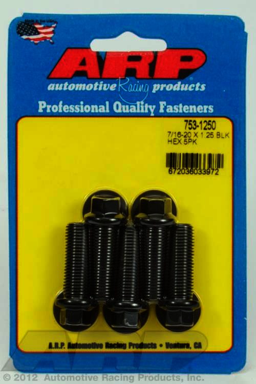 ARP 7/16-20 x 1.250 hex black oxide bolts - Klik om te sluiten