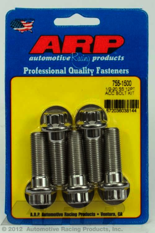 ARP 1/2-20 x 1.500 12pt SS bolts - Klik om te sluiten