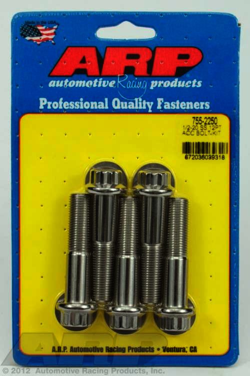 ARP 1/2-20 x 2.250 12pt SS bolts - Klik om te sluiten