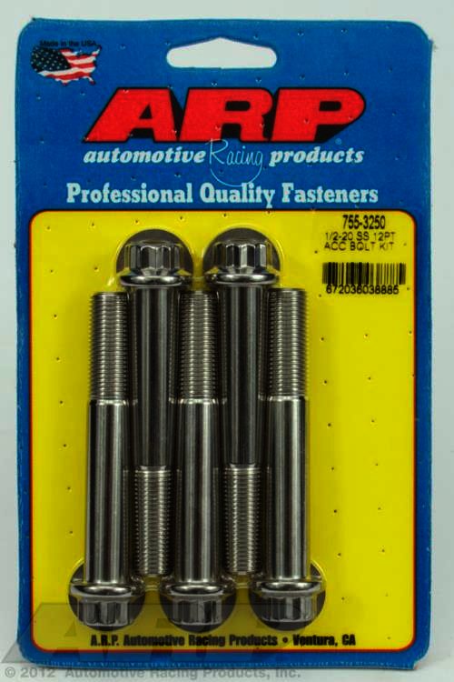 ARP 1/2-20 x 3.250 12pt SS bolts - Klik om te sluiten