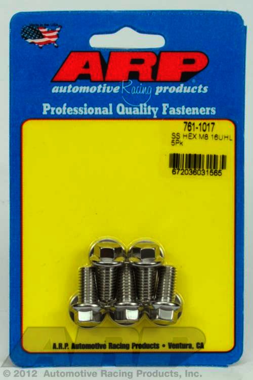 ARP M8 x 1.25 x 16 hex SS bolts - Klik om te sluiten