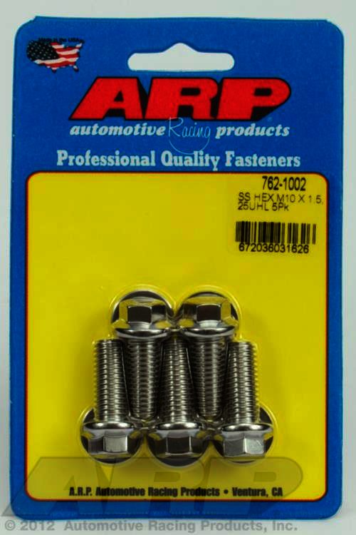 ARP M10 x 1.50 x 25 hex SS bolts - Klik om te sluiten