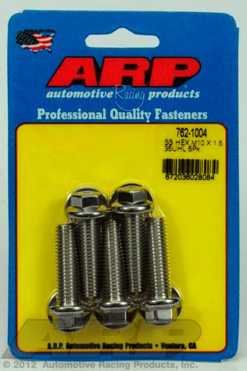 ARP M10 x 1.50 x 35 hex SS bolts - Klik om te sluiten