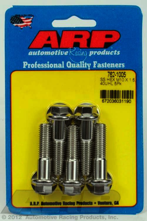 ARP M10 x 1.50 x 40 hex SS bolts - Klik om te sluiten