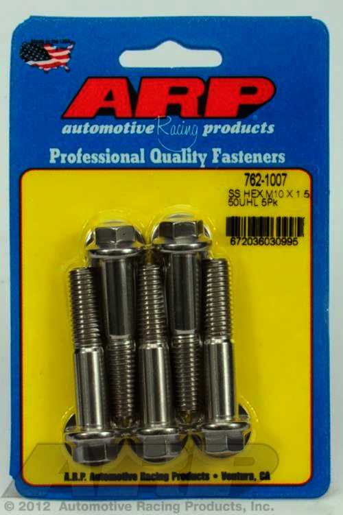 ARP M10 x 1.50 x 50 hex SS bolts - Klik om te sluiten