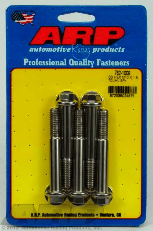 ARP M10 x 1.50 x 70 hex SS bolts - Klik om te sluiten