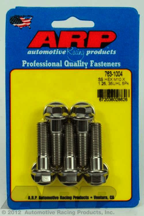 ARP M10 x 1.25 x 35 hex SS bolts - Klik om te sluiten