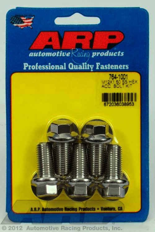 ARP M12 x 1.50 x 25 hex SS bolts - Klik om te sluiten