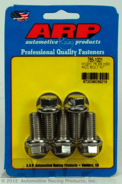 ARP M12 x 1.75 x 25 hex SS bolts - Klik om te sluiten