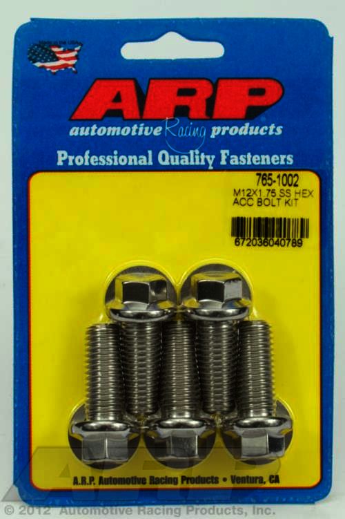 ARP M12 x 1.75 x 30 hex SS bolts - Klik om te sluiten