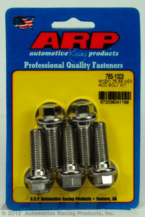 ARP M12 x 1.75 x 35 hex SS bolts - Klik om te sluiten