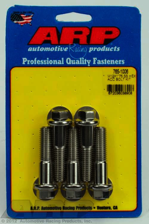 ARP M12 x 1.75 x 50 hex SS bolts - Klik om te sluiten