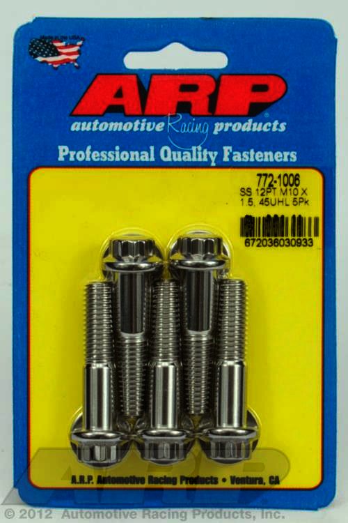 ARP M10 x 1.50 x 45 12pt SS bolts - Klik om te sluiten