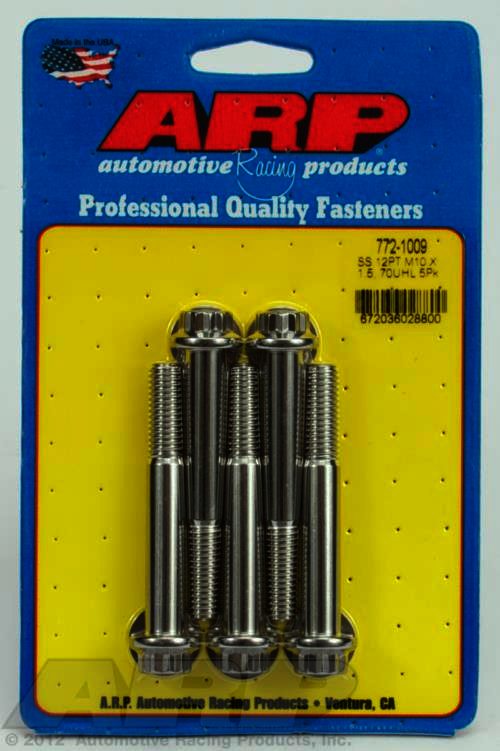 ARP M10 x 1.50 x 70 12pt SS bolts - Klik om te sluiten