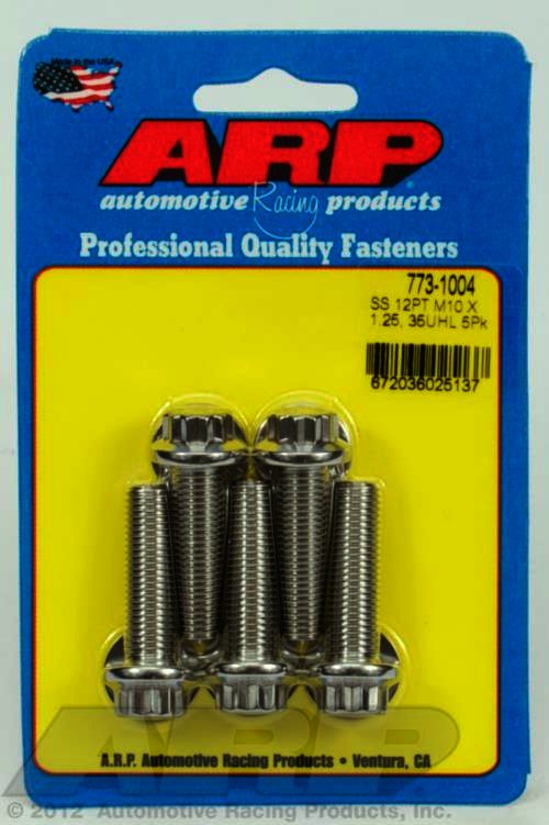 ARP M10 x 1.25 x 35 12pt SS bolts - Klik om te sluiten