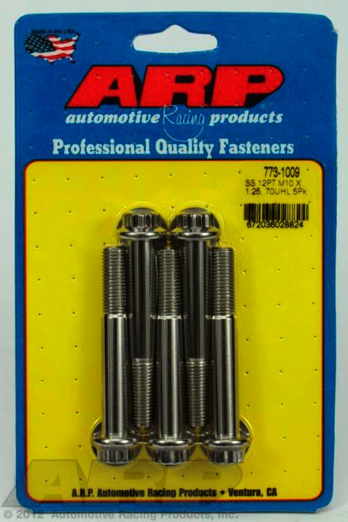 ARP M10 x 1.25 x 70 12pt SS bolts - Klik om te sluiten