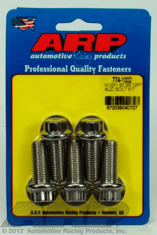 ARP M12 x 1.50 x 30 12pt SS bolts - Klik om te sluiten