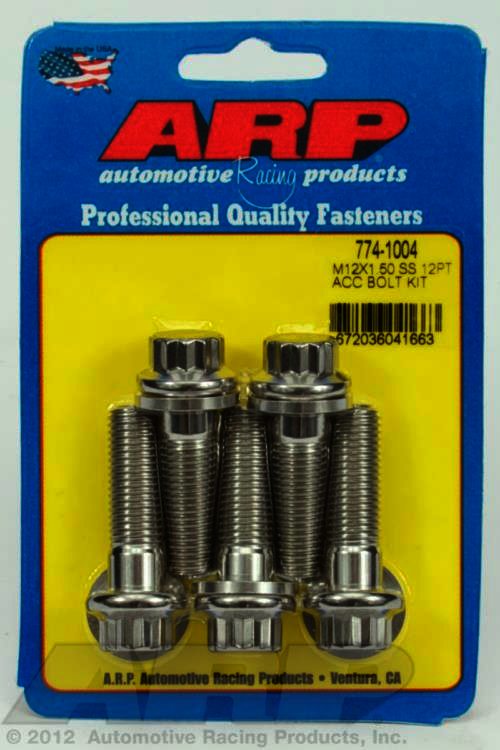 ARP M12 x 1.50 x 40 12pt SS bolts - Klik om te sluiten