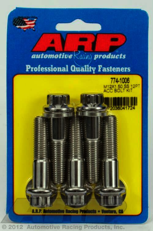 ARP M12 x 1.50 x 50 12pt SS bolts - Klik om te sluiten