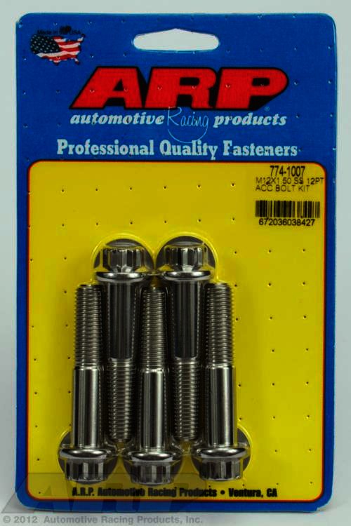 ARP M12 x 1.50 x 60 12pt SS bolts - Klik om te sluiten