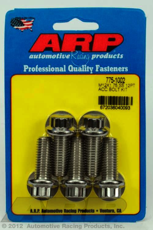 ARP M12 X 1.75 X 30 12pt SS bolts - Klik om te sluiten