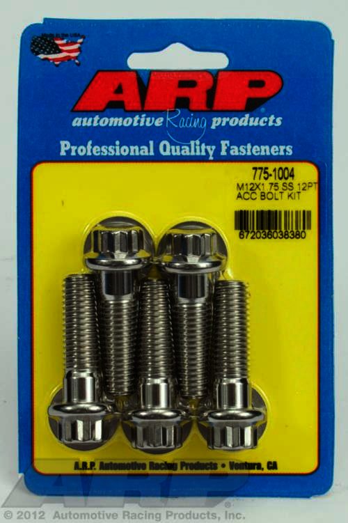 ARP M12 X 1.75 X 40 12pt SS bolts - Klik om te sluiten