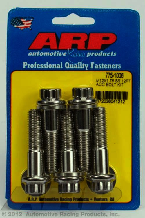 ARP M12 X 1.75 X 50 12pt SS bolts - Klik om te sluiten