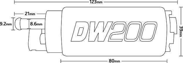 DeatschWerks DW200 brandstofpomp - Klik om te sluiten