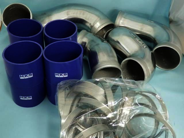 HKS I/C Piping Kit (Half) GTR33/34 (Polished pipes) - Klik om te sluiten