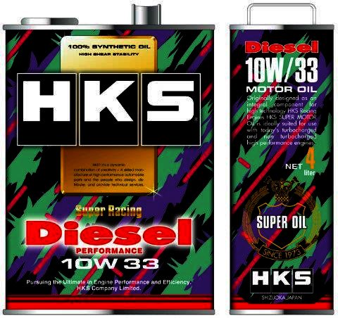 HKS Super Racing Diesel 10W33 4L - Klik om te sluiten