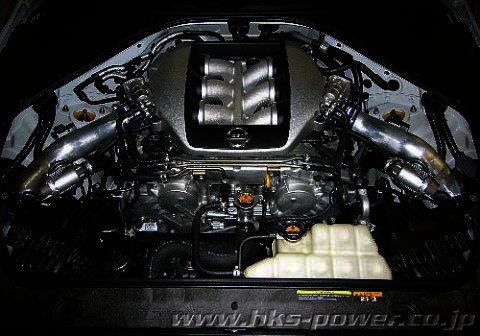 HKS SQV4 Nissan GTR R35 (includes polished intake pipes) - Klik om te sluiten