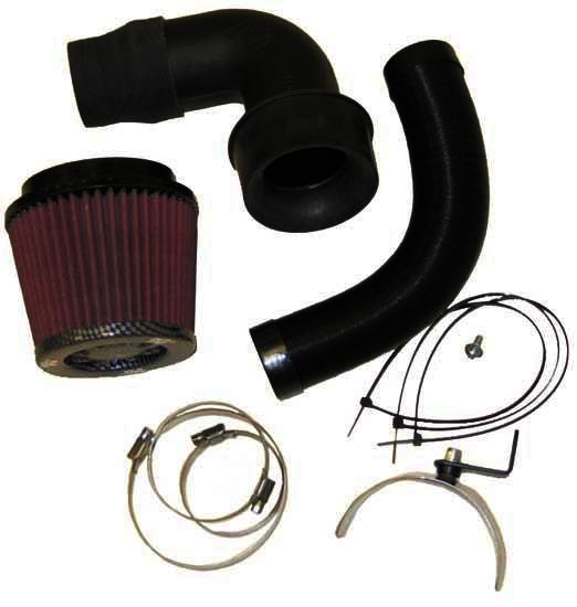 K&N Performance Intake Kit - VAUXHALL AGILA 1.2L, 16V, L4, 74BHP - Klik om te sluiten