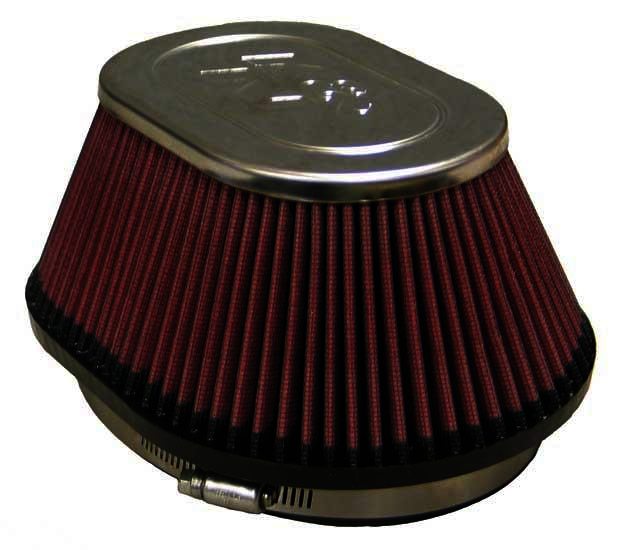 K&N Flame Arrestor - OVAL FLG, 8-1/2" X 6-3/16"B, 6-1/4" X 4"T, - Klik om te sluiten