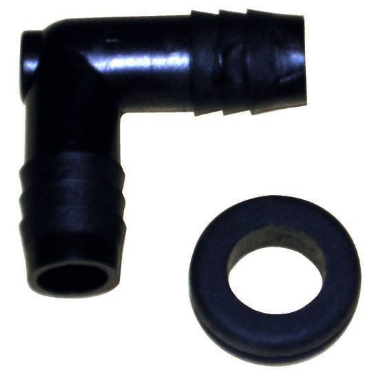 K&N Vent Kit - VENT KIT; 90 DEG, 1/2"FLG, W/GRMT - Klik om te sluiten