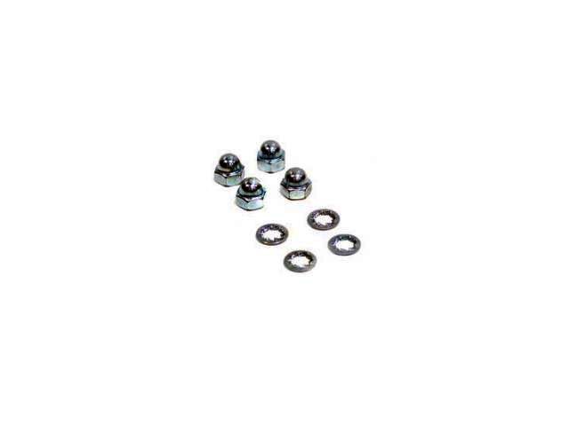 K&N Dome Nuts/Washers - 4 X 5MM DOME NUTS/WASHERS - Klik om te sluiten