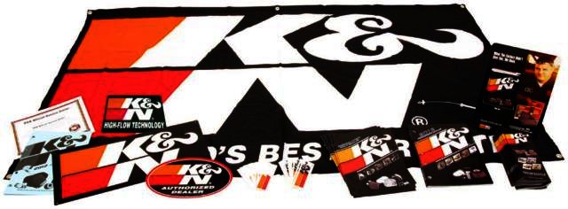 K&N Promo Kit; Powersport Dealer 2010 - K&N PROMO KIT; POWERSPOR - Klik om te sluiten