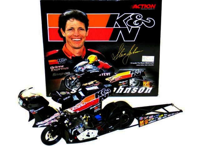 K&N Die Cast Motorcycle - DIECAST; K&N PRO-STOCK MOTORCYCLE - Klik om te sluiten