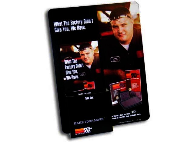 K&N POP; Independent Repair Facility Countercard - COUNTERCARD; - Klik om te sluiten