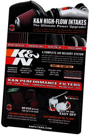 K&N POP; Counter Card, Intake Systems - COUNTERCARD; INTAKE SYST - Klik om te sluiten