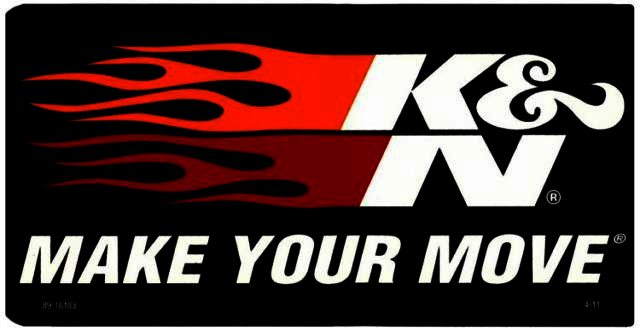 K&N Decal; 2-1/2" x 5", Make Your Move - DECAL; 2-1/2" X 5", MA - Klik om te sluiten