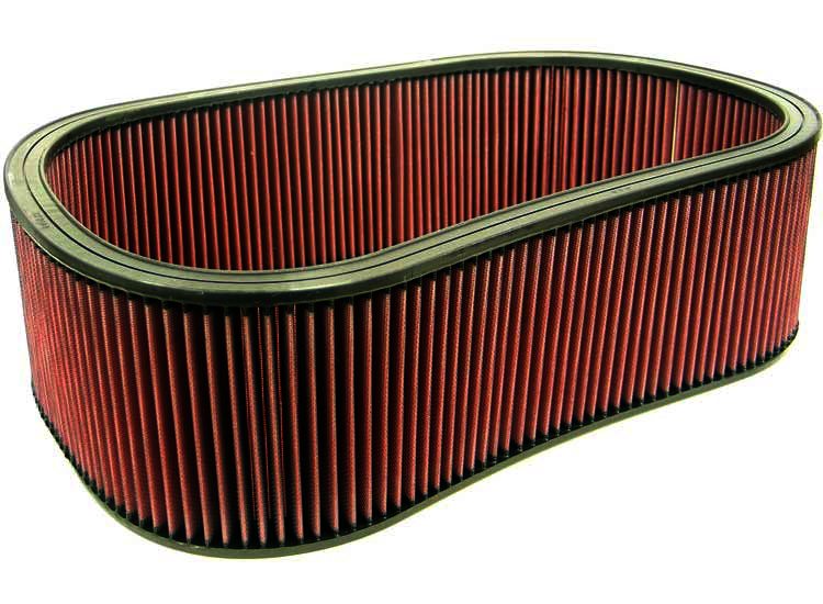 K&N Custom Air Filter - 22" X 11-1/8", 6"H, OVAL - Klik om te sluiten