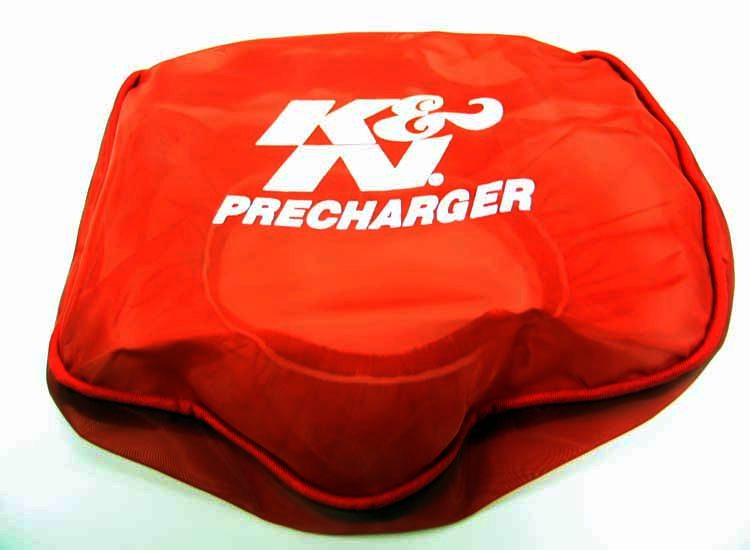 K&N Air Filter Wrap - PRECHARGER WRAP,RED.,CUSTOM - Klik om te sluiten